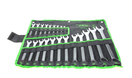 Набір ключів ріжково-накидних 6-32 мм 21 од. - JBM 54079