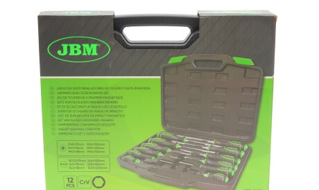 Набір викруток ударних (12 шт) - JBM 54126