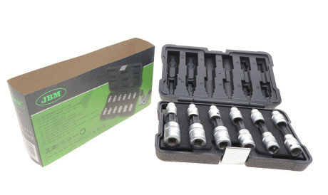 Набір головок 1/2" зі вставками Torx 12 од. - JBM 54154 (фото 1)