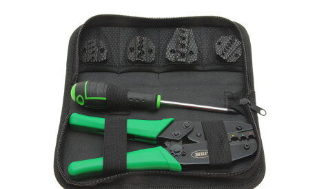 Інструмент обтискний зі змінними наконечниками 230 мм - JBM 54254