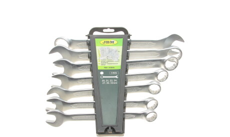 Набор ключей комбинированных (7шт) (20/21/22/24/27/30/32mm)(в комплекте два ключа на 30 (нет 32)) - JBM DSC_50896