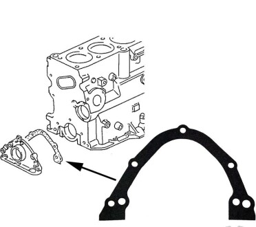 Прокладка кришки ГРМ Golf/Passat/A6 -97 - JP GROUP 1119100300