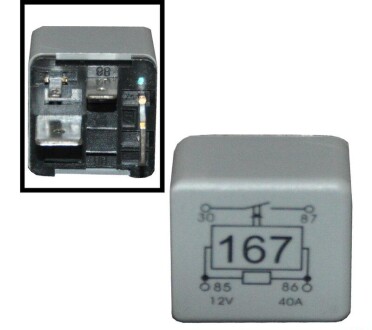 Реле паливного насоса Octavia/Golf/Passat/T5 (4 конт.) - (191906383, 857951253, 191906383C) JP GROUP 1199206900