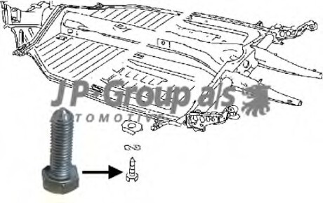 Фото товара Автозапчастина JP GROUP 8182000106 : Купить на tto.com.ua