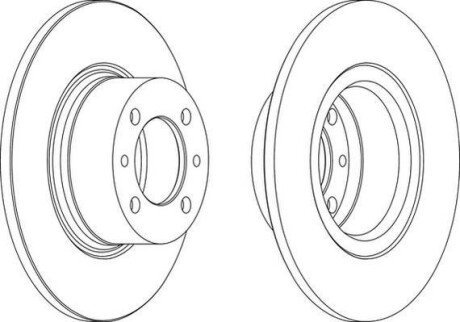 Фото 3 - Гальмівний диск Jurid 561074J