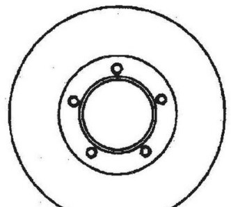 Тормозной диск - Jurid 561301JC