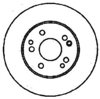Тормозной диск - Jurid 561331JC