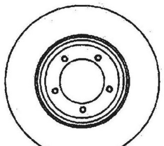 Тормозной диск - Jurid 561378JC