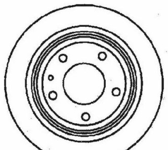 Тормозной диск - Jurid 561477JC