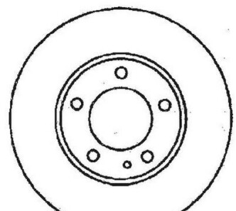 Тормозной диск - Jurid 561550JC