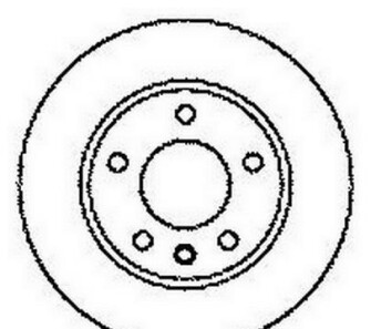 Тормозной диск - (701615301, 701615301C) Jurid 561609JC