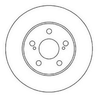 Диск гальмівний - (4351220480, 4351220580, 4351220620) Jurid 561822JC