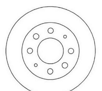 Тормозной диск - Jurid 561824JC