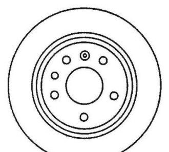 Тормозной диск - Jurid 561870JC