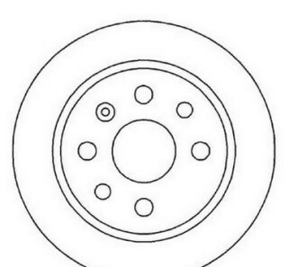 Тормозной диск - Jurid 561961JC