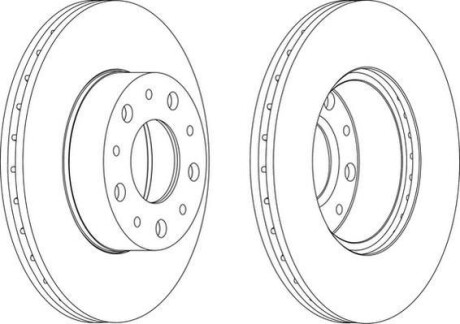 Фото 2 - Гальмівний диск Jurid 561984JC