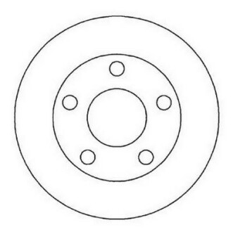 Тормозной диск - Jurid 562005JC