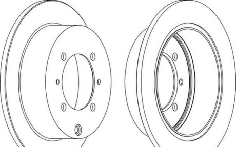 Фото 2 - Гальмівний диск Jurid 562018JC