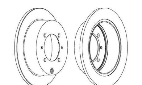 Тормозной диск - Jurid 562018JC