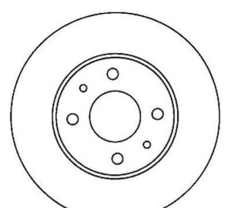 Тормозной диск - Jurid 562024JC