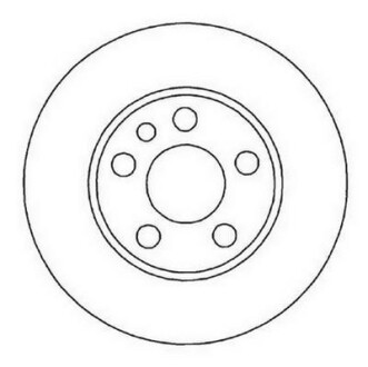 Диск гальмівний - (1312833080, 13163230, 1316323080) Jurid 562033JC