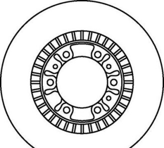 Тормозной диск - Jurid 562067JC