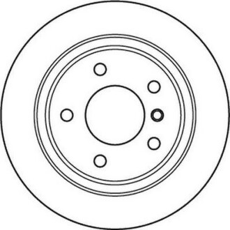 Тормозной диск - (34211165563, 34216855154) Jurid 562094JC