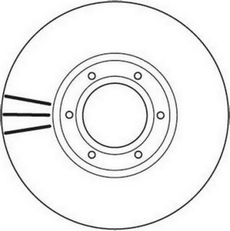 Диск гальмівний - Jurid 562105JC