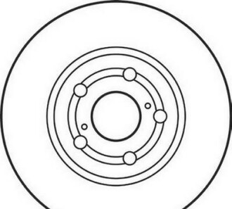 Тормозной диск - Jurid 562125JC