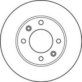 Тормозной диск - (00004246X8, 4246W9, 4246X8) Jurid 562130JC