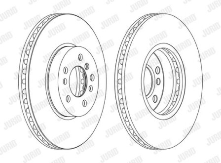 Диск гальмівний - Jurid 562134JC-1