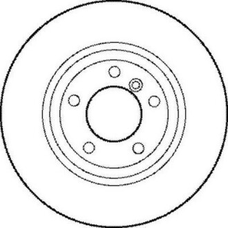 Диск гальмівний - (34101166071, 34116769305, 34116855156) Jurid 562188JC