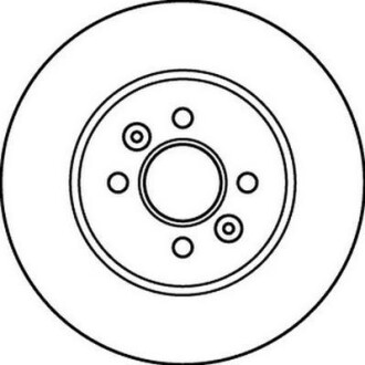 Тормозной диск - (220421091264, 2204210912, A220421091264) Jurid 562201JC