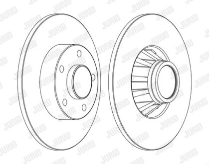 Диск гальмівний - Jurid 562211JC-1