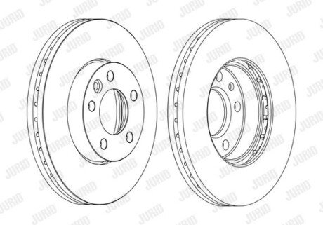 Диск гальмівний - Jurid 562234JC-1