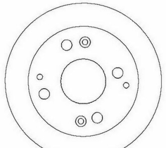 Тормозной диск - (42510S84A50, 42510S0A000) Jurid 562282JC