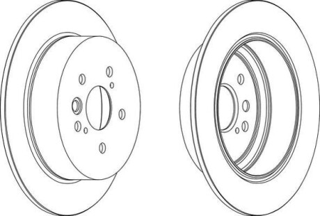 Фото 2 - Тормозной диск Jurid 562288JC
