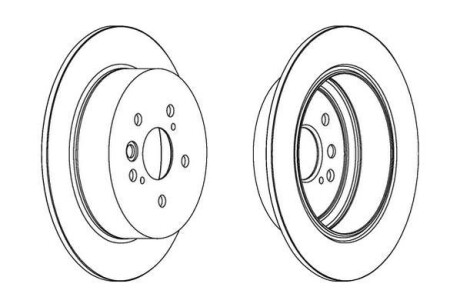 Диск гальмівний - Jurid 562288JC