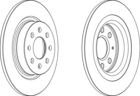Фото 2 - Тормозной диск Jurid 562305JC