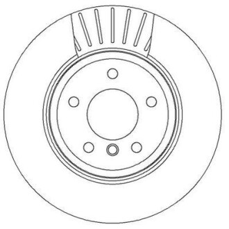 Тормозной диск - (34216753215, 34216772085, 34216864061) Jurid 562319JC