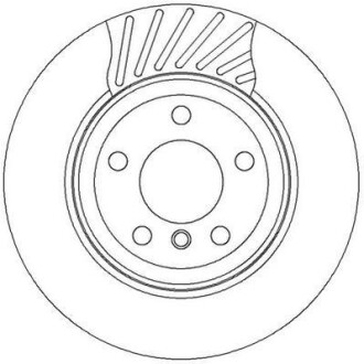 Диск гальмівний - (34213332217) Jurid 562327JC