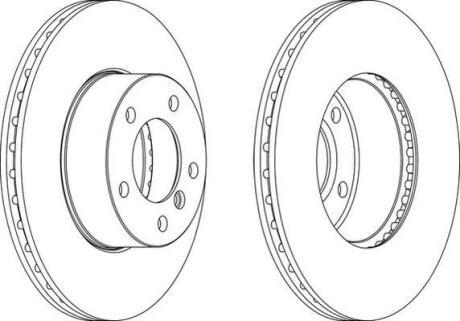 Фото 2 - Тормозной диск Jurid 562342JC