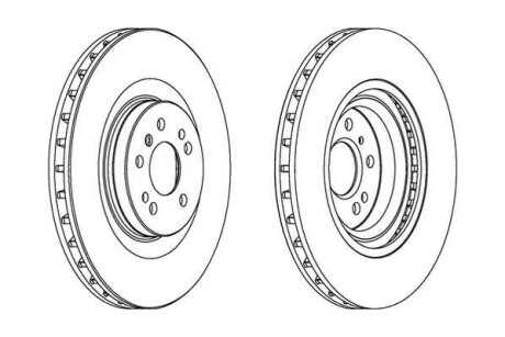 Диск гальмівний - Jurid 562346JC-1