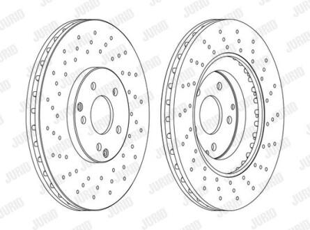 Диск гальмівної - Jurid 562354JC1