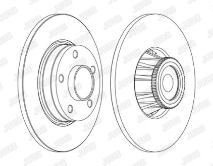 Диск гальмівний - Jurid 562365JC-1