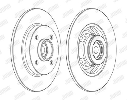 Диск гальмівний - Jurid 562373J-1