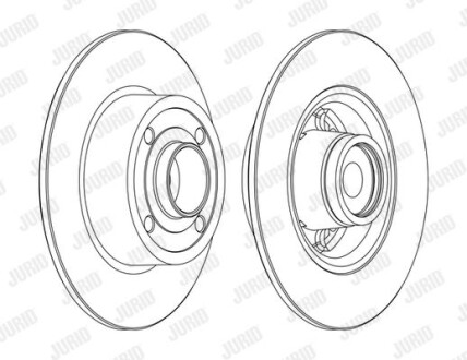 Диск гальмівної - Jurid 562376J1