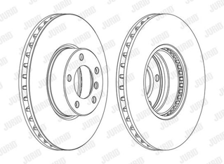 Диск гальмівної - Jurid 562384JC1
