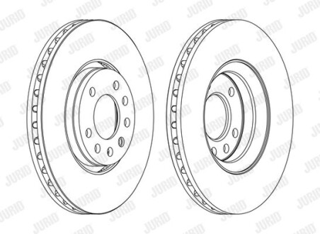 Диск гальмівний - Jurid 562385JC-1
