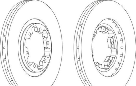 Фото 2 - Гальмівний диск Jurid 562388JC
